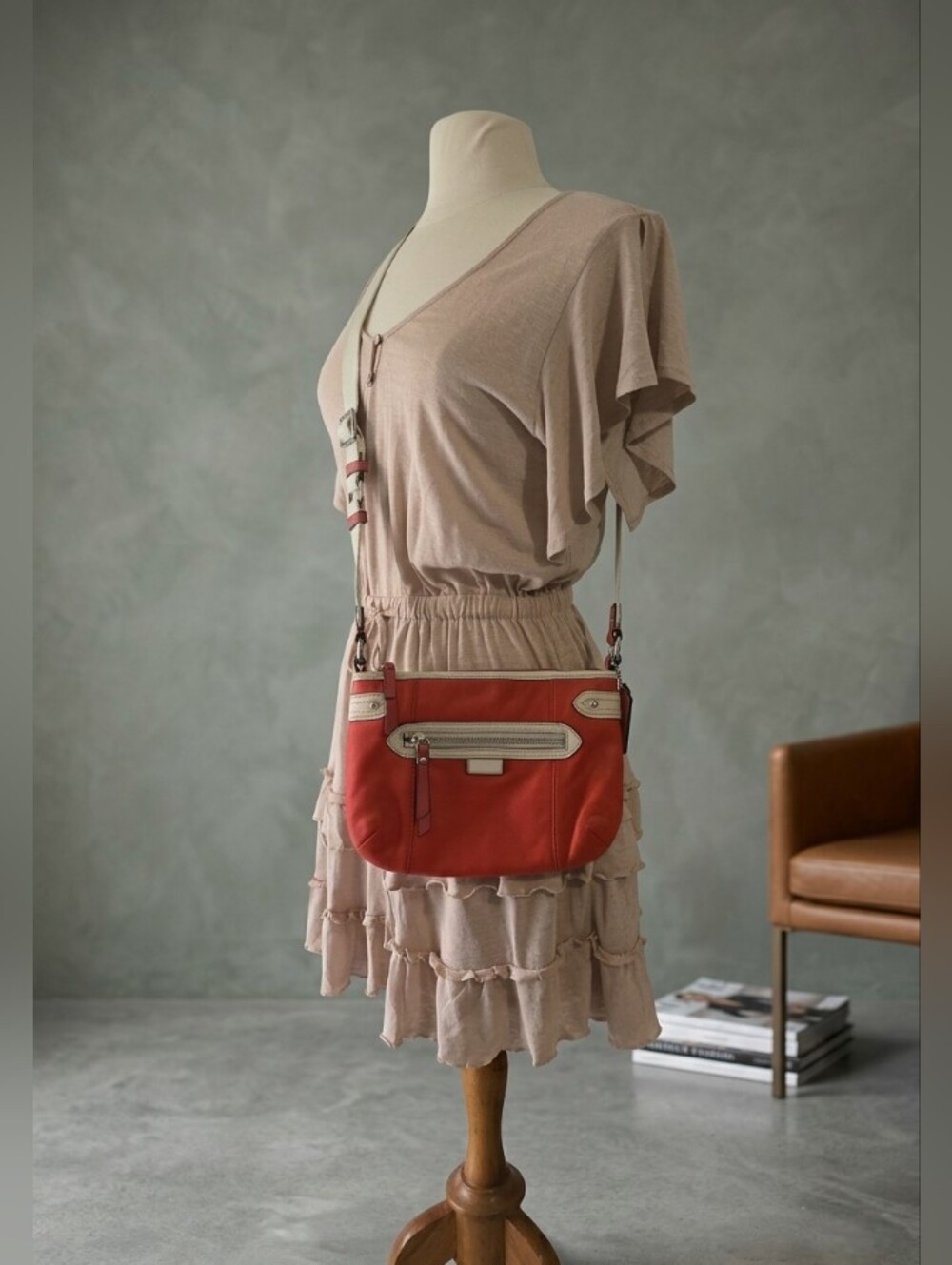 Coach Spectator Leather Swingpack Crossbody Bag
